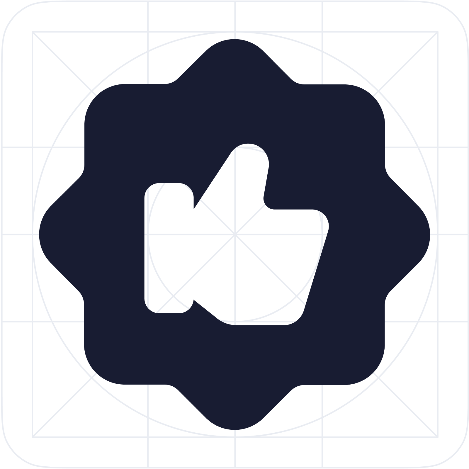 Solid icon style