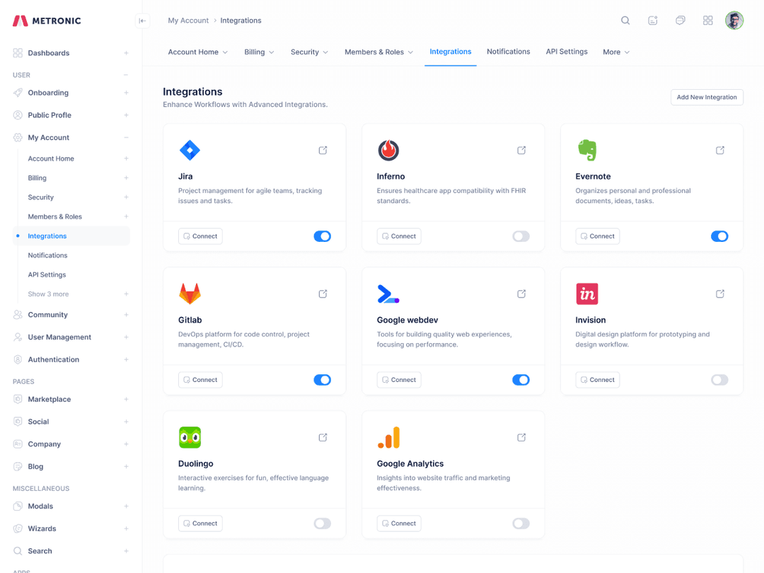 Account Integrations