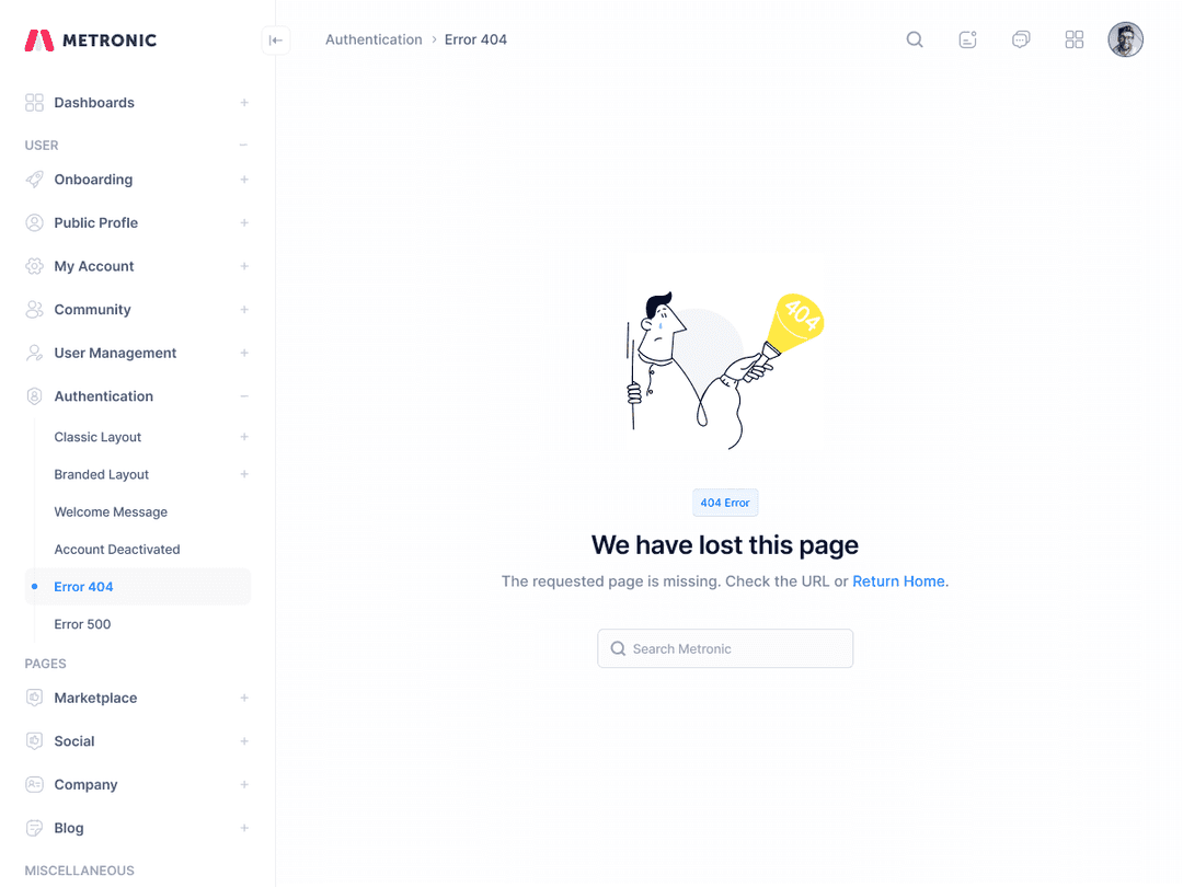 404 Page