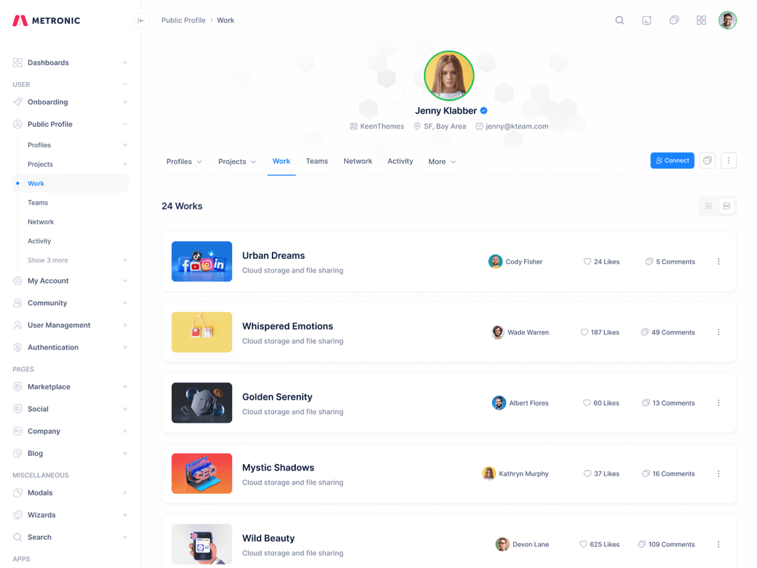 Projects - Rows