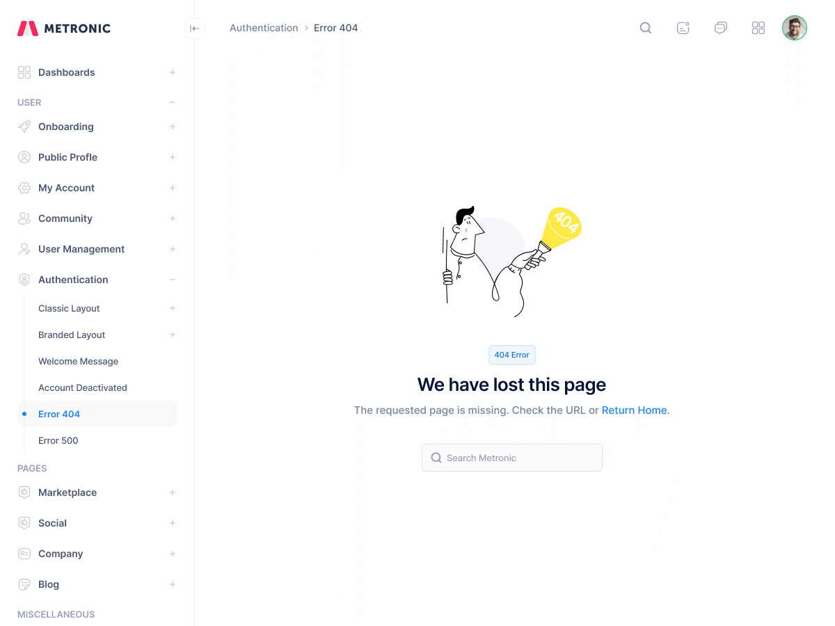 404 Page